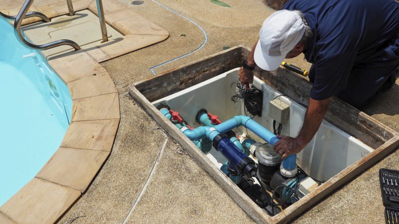 Repaired Pool Filter System